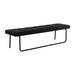 Sunpan Casimir Bench - Nightfall Black