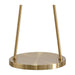 Sunpan Faven Floor Lamp - Brass - White