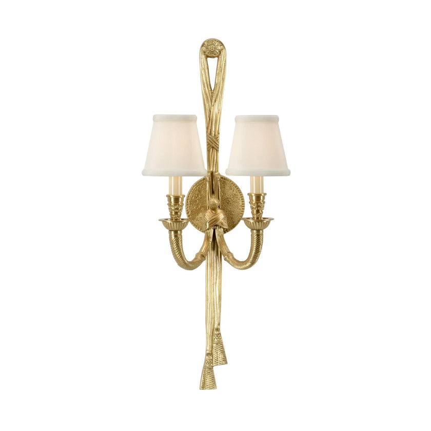 Wildwood Tassel Twist Double Sconce