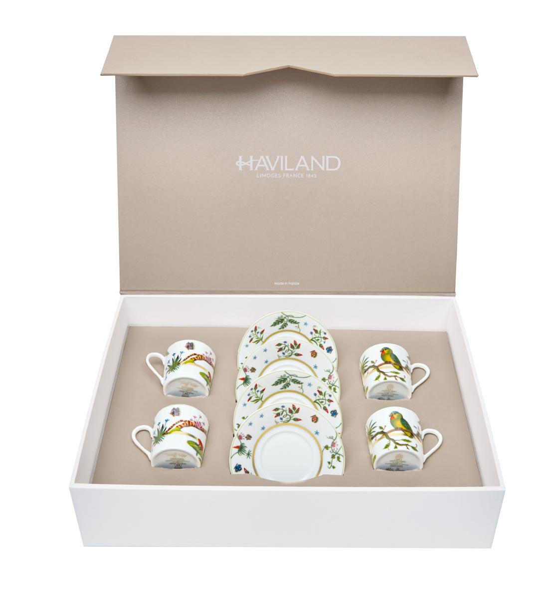 Haviland Alain Thomas Coffee Cup and Saucer