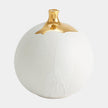 Global Views Dipped Golden Crackle Vase