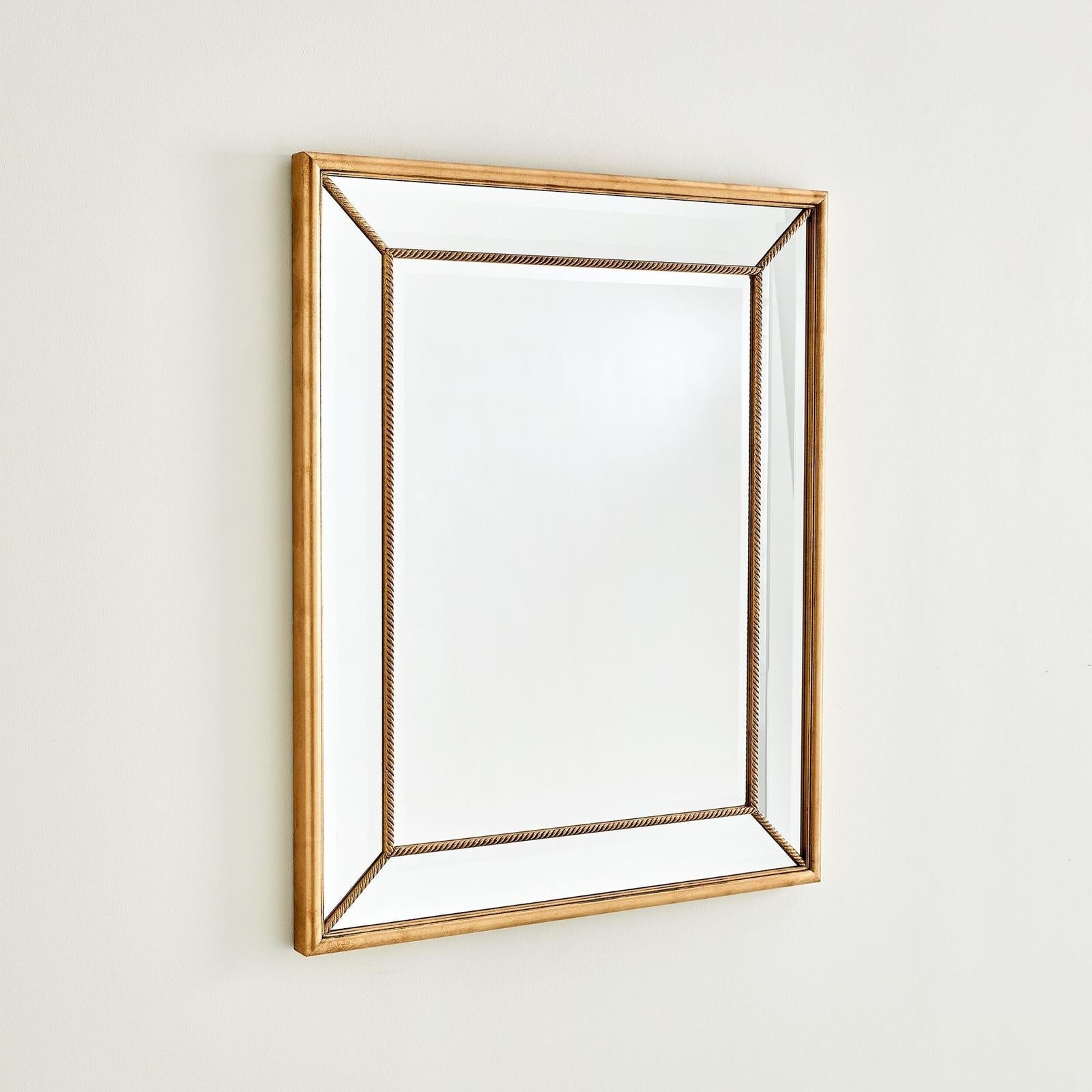 Global Views Kriza Gilded Rope Mirror