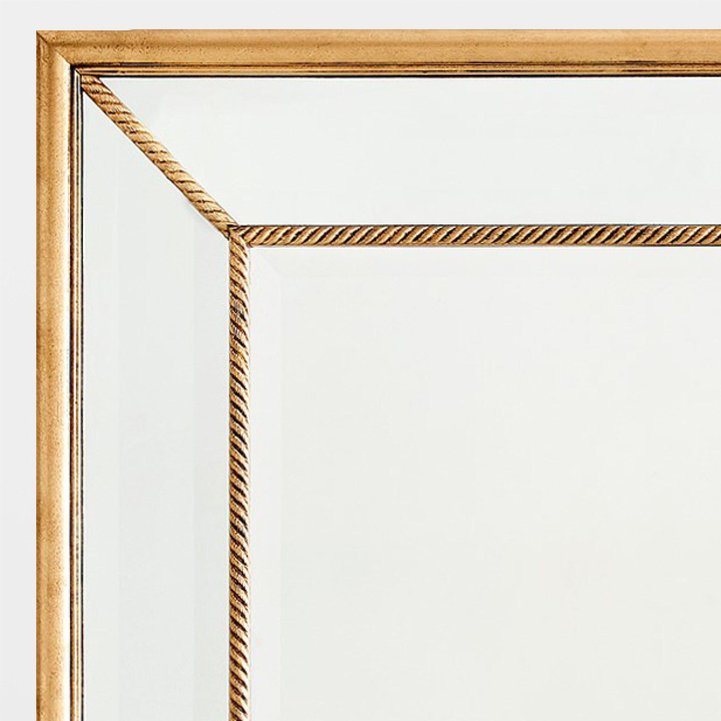 Global Views Kriza Gilded Rope Mirror