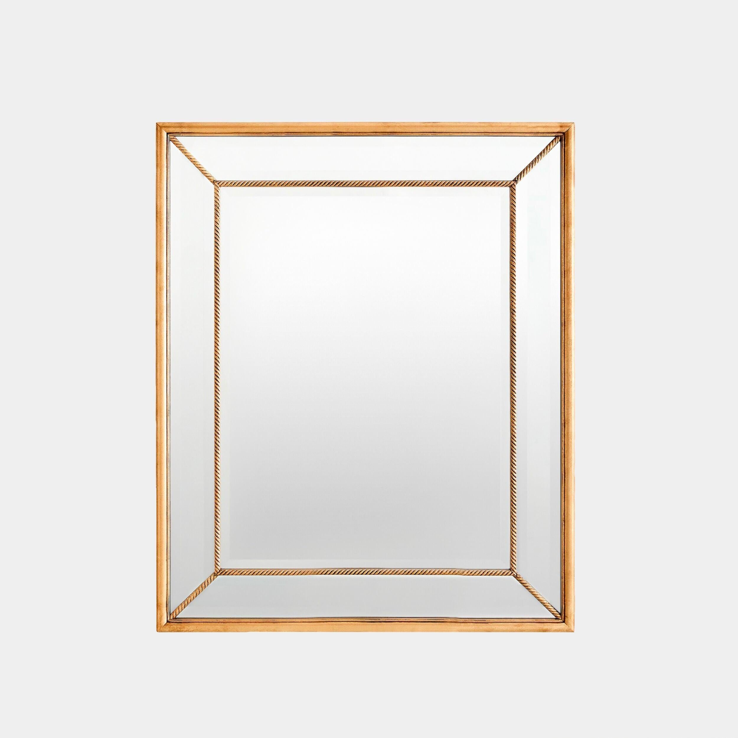 Global Views Kriza Gilded Rope Mirror