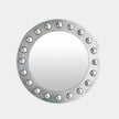 Global Views Silver Embedded Sphere Mirror