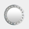 Global Views Silver Embedded Sphere Mirror