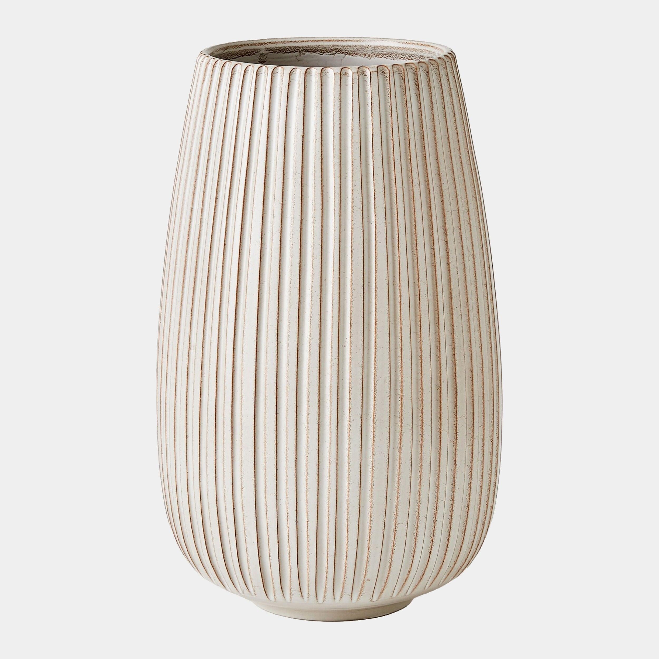 Global Views Vergule Ribbed Vase