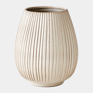 Global Views Vergule Ribbed Vase
