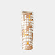 Global Views Racked Golden Mosaic Vase Clearance