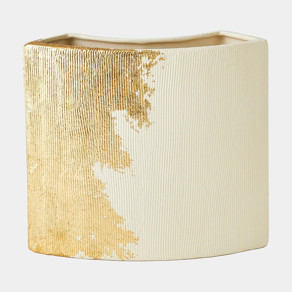 Global Views Splish Gold Leaf Vase
