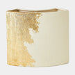 Global Views Splish Gold Leaf Vase