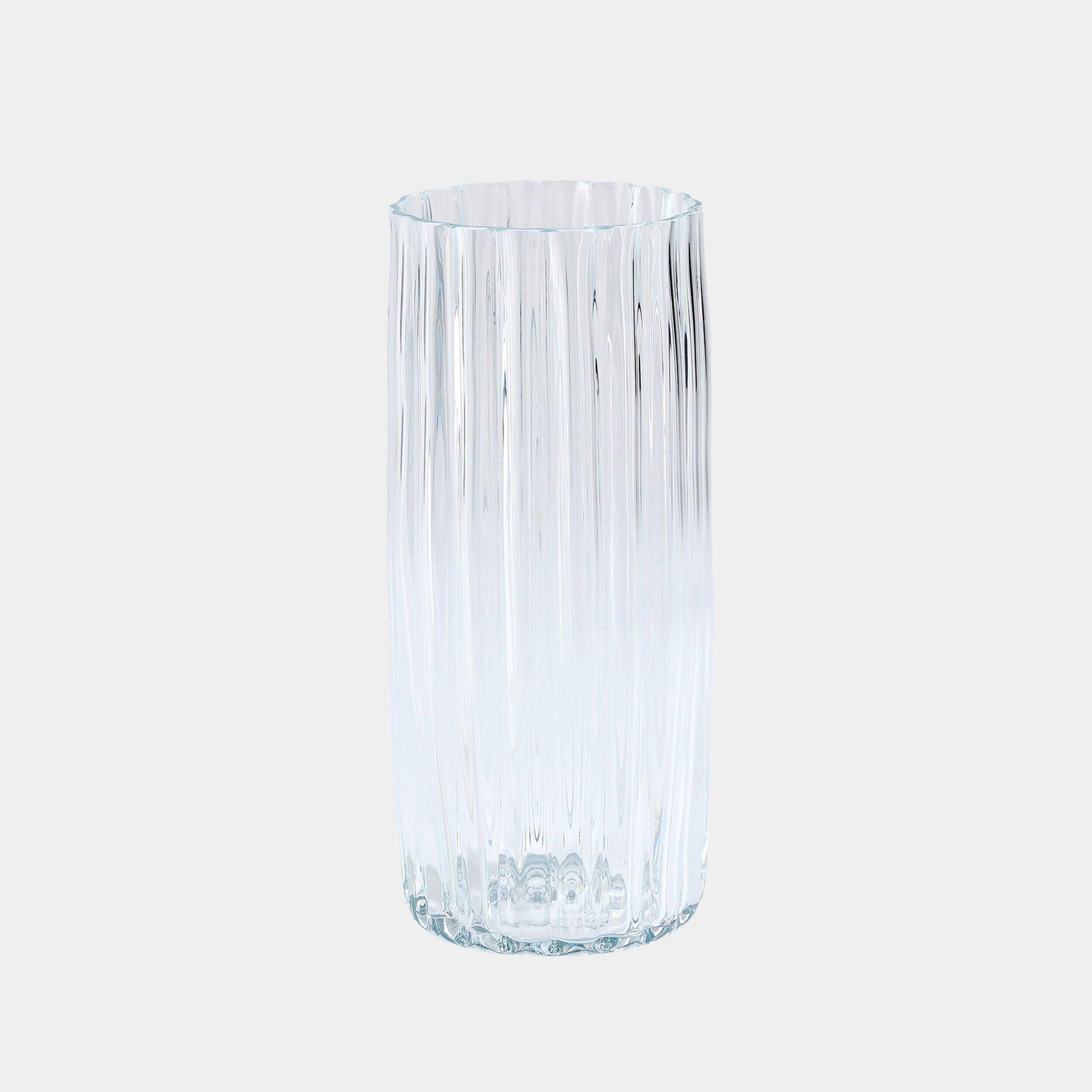 Global Views Pleated Glass Vase Clearance