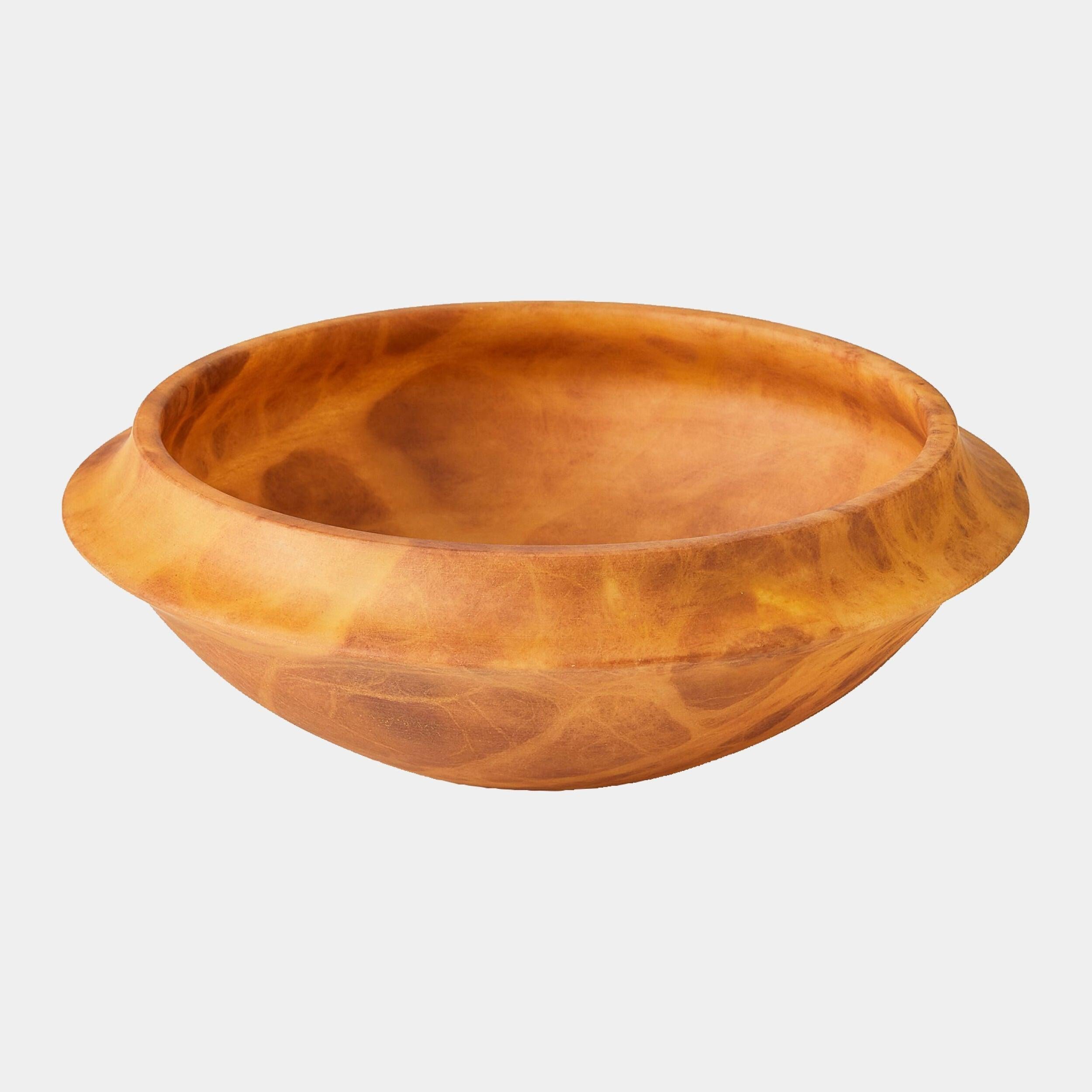 Global Views Cove Edge Alabaster Bowl Clearance