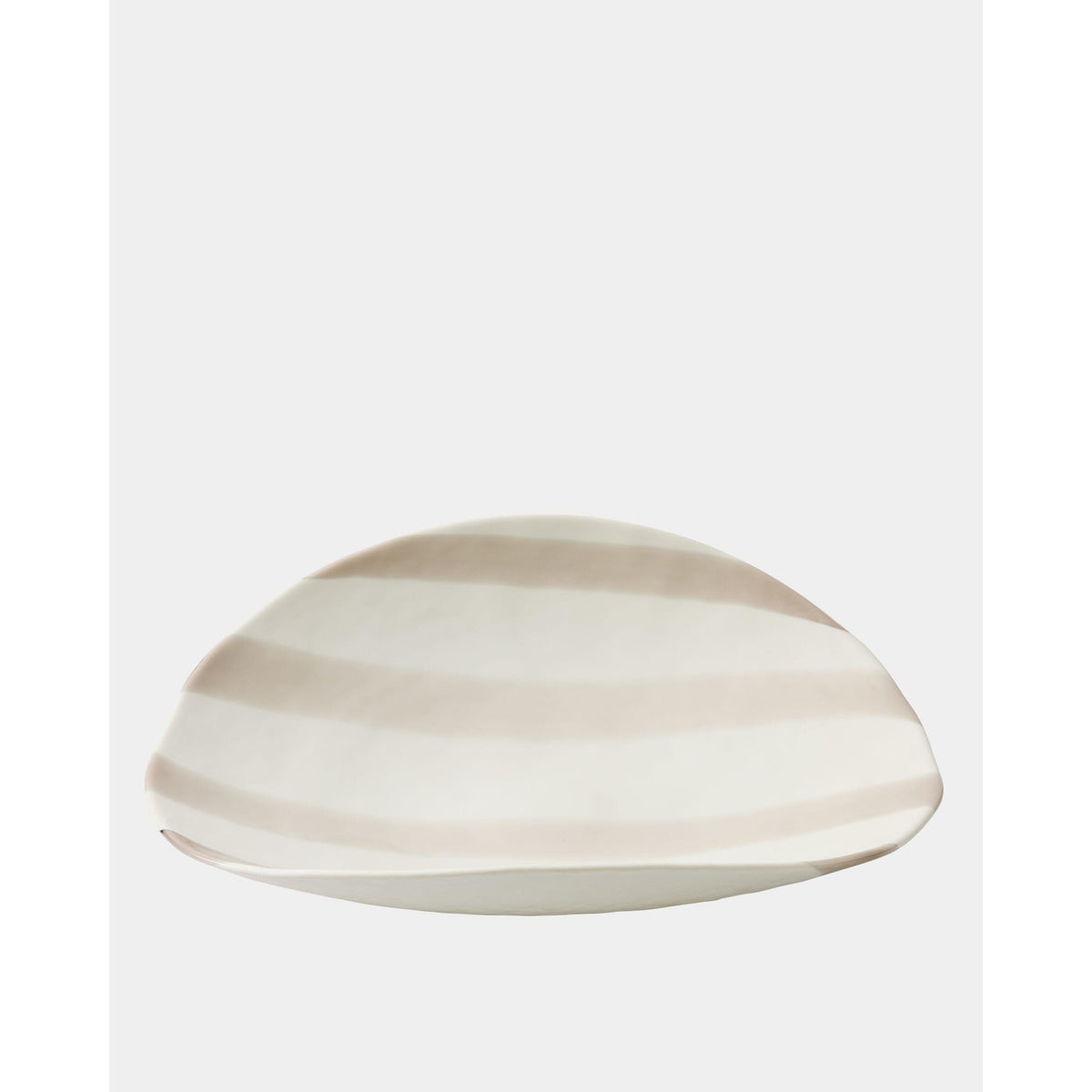 Global Views Palermo Striped Folded Plate