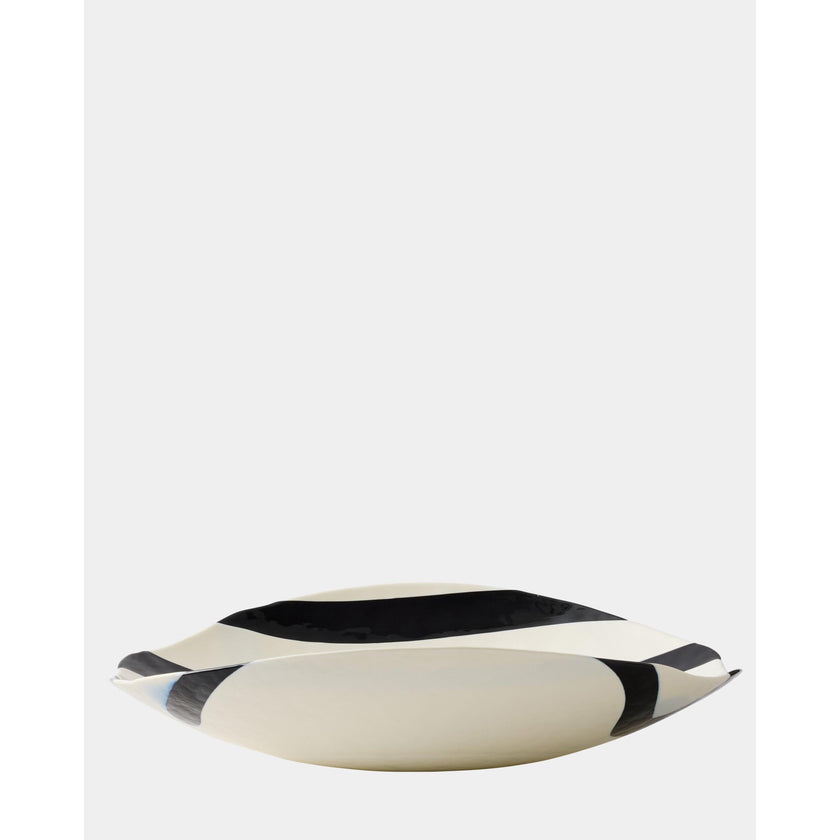 Global Views Palermo Striped Folded Plate