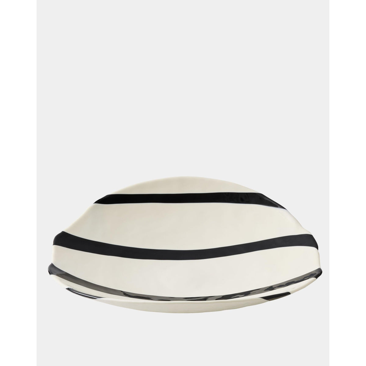 Global Views Palermo Striped Folded Plate