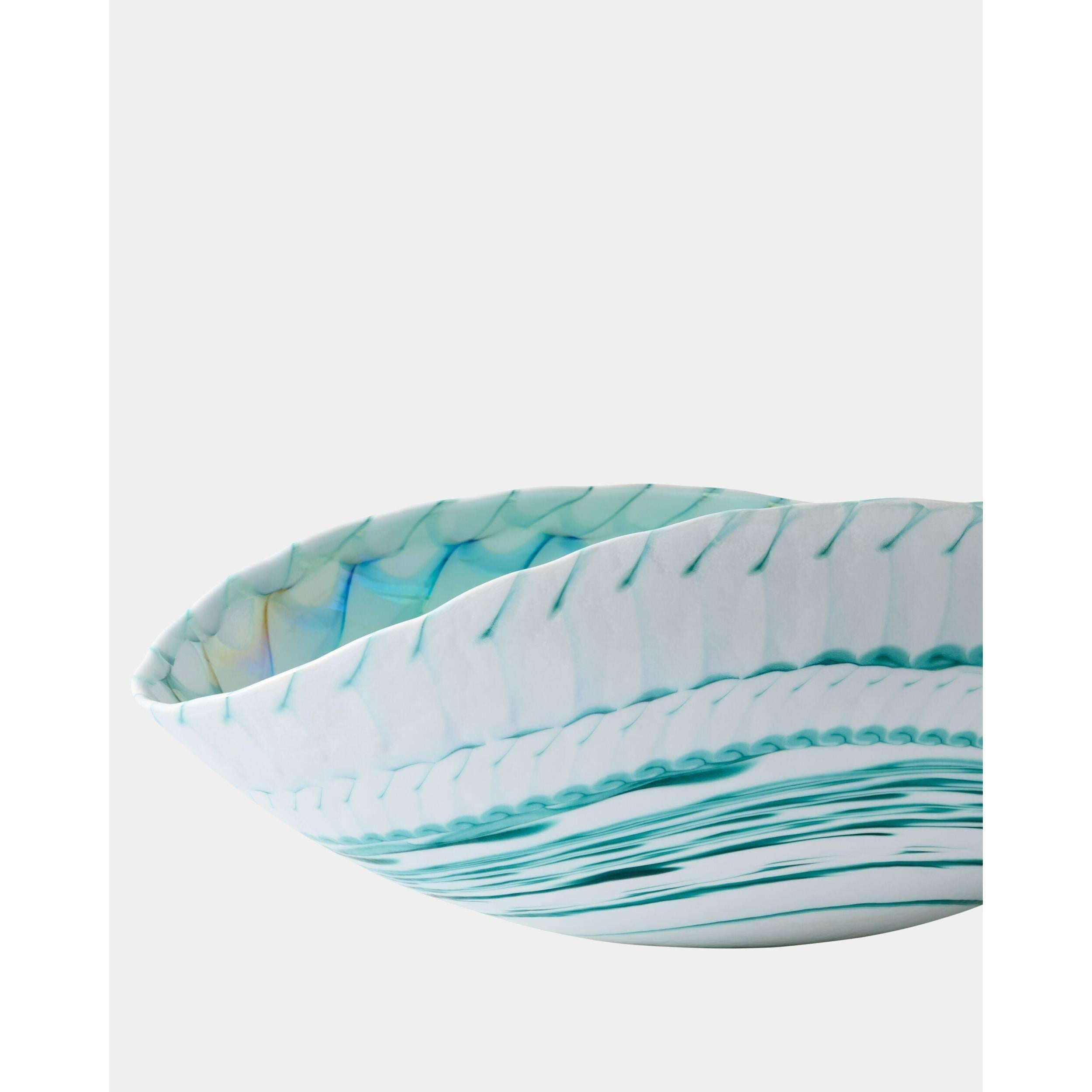 Global Views Spiral Threads Folded Bowl
