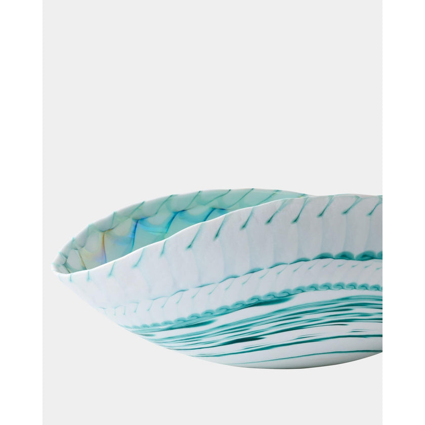 Global Views Spiral Threads Folded Bowl