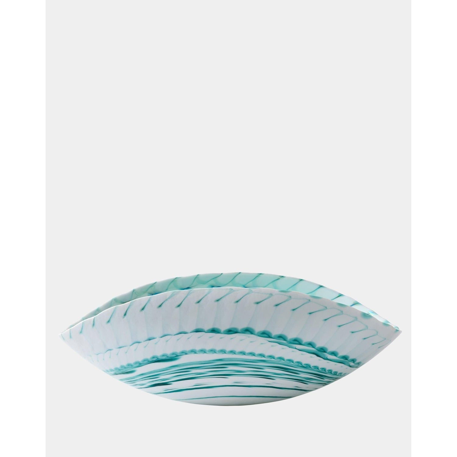 Global Views Spiral Threads Folded Bowl