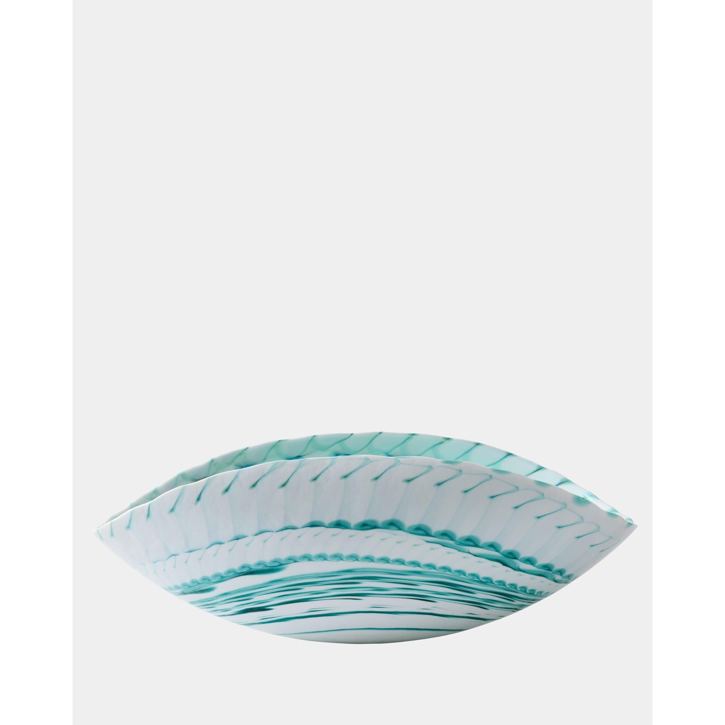 Global Views Spiral Threads Folded Bowl