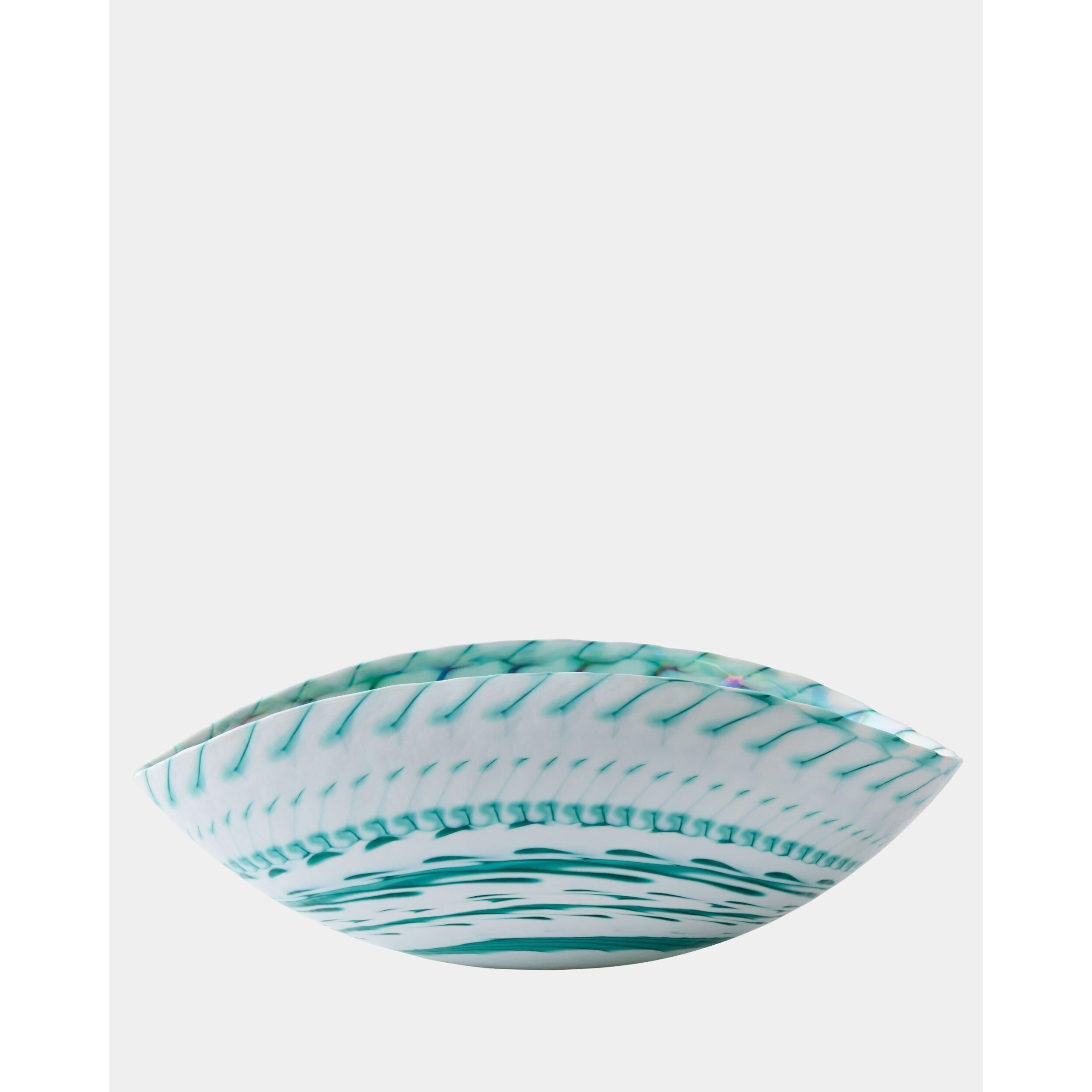 Global Views Spiral Threads Folded Bowl