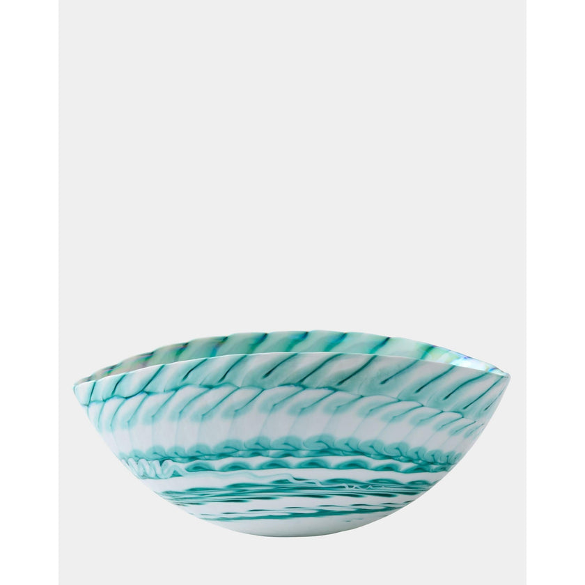 Global Views Spiral Threads Folded Bowl