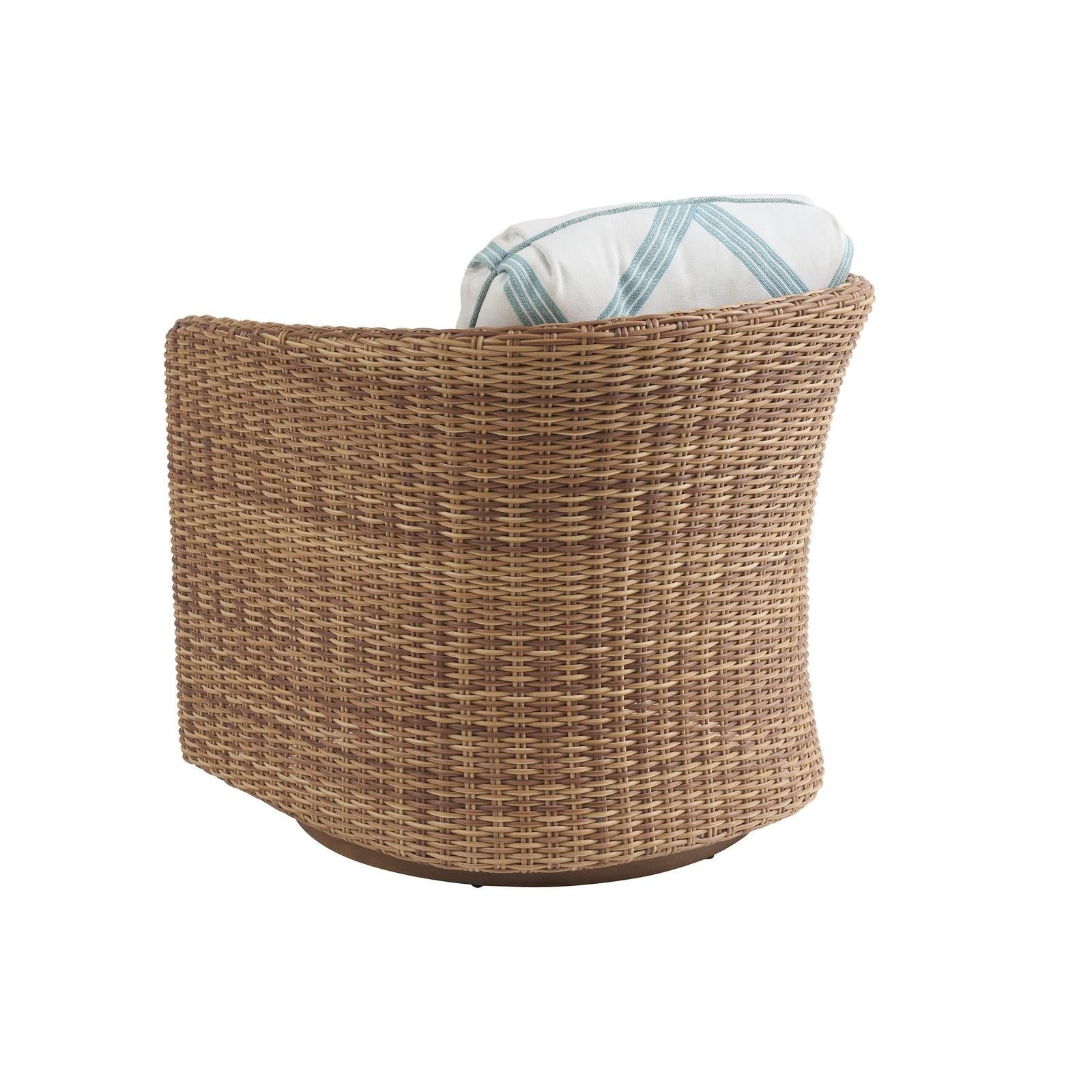 Tommy Bahama Outdoor Palm Desert Poolside Swivel Occasional Chair