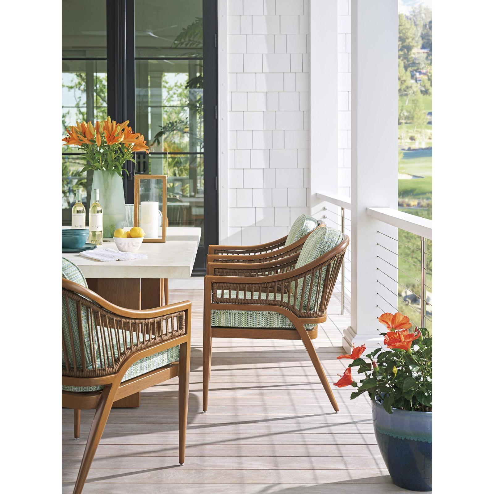 Tommy Bahama Outdoor Palm Desert Poolside Arm Dining Chair