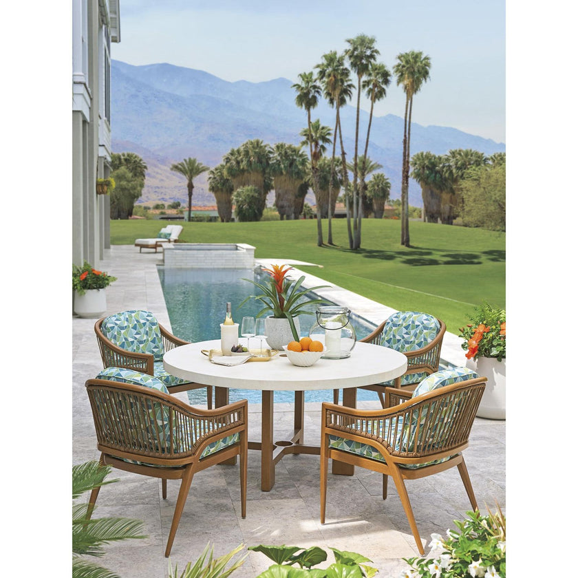 Tommy Bahama Outdoor Palm Desert Poolside Round Dining Table