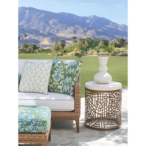 Tommy Bahama Outdoor Palm Desert Poolside Round End Table