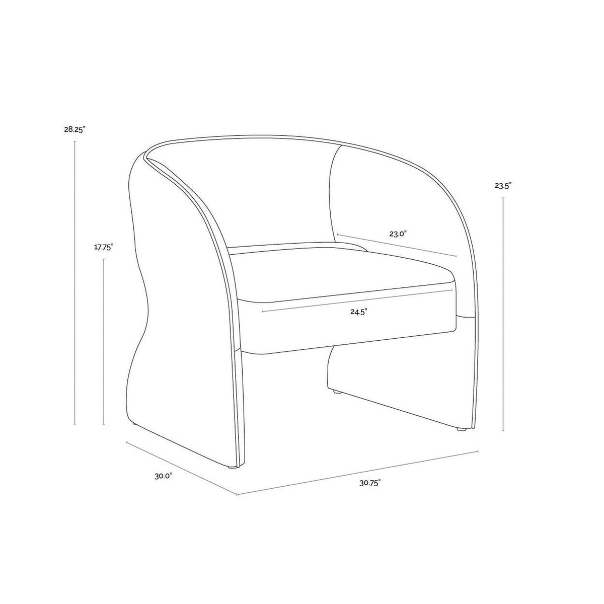 Sunpan Rosalia Lounge Chair