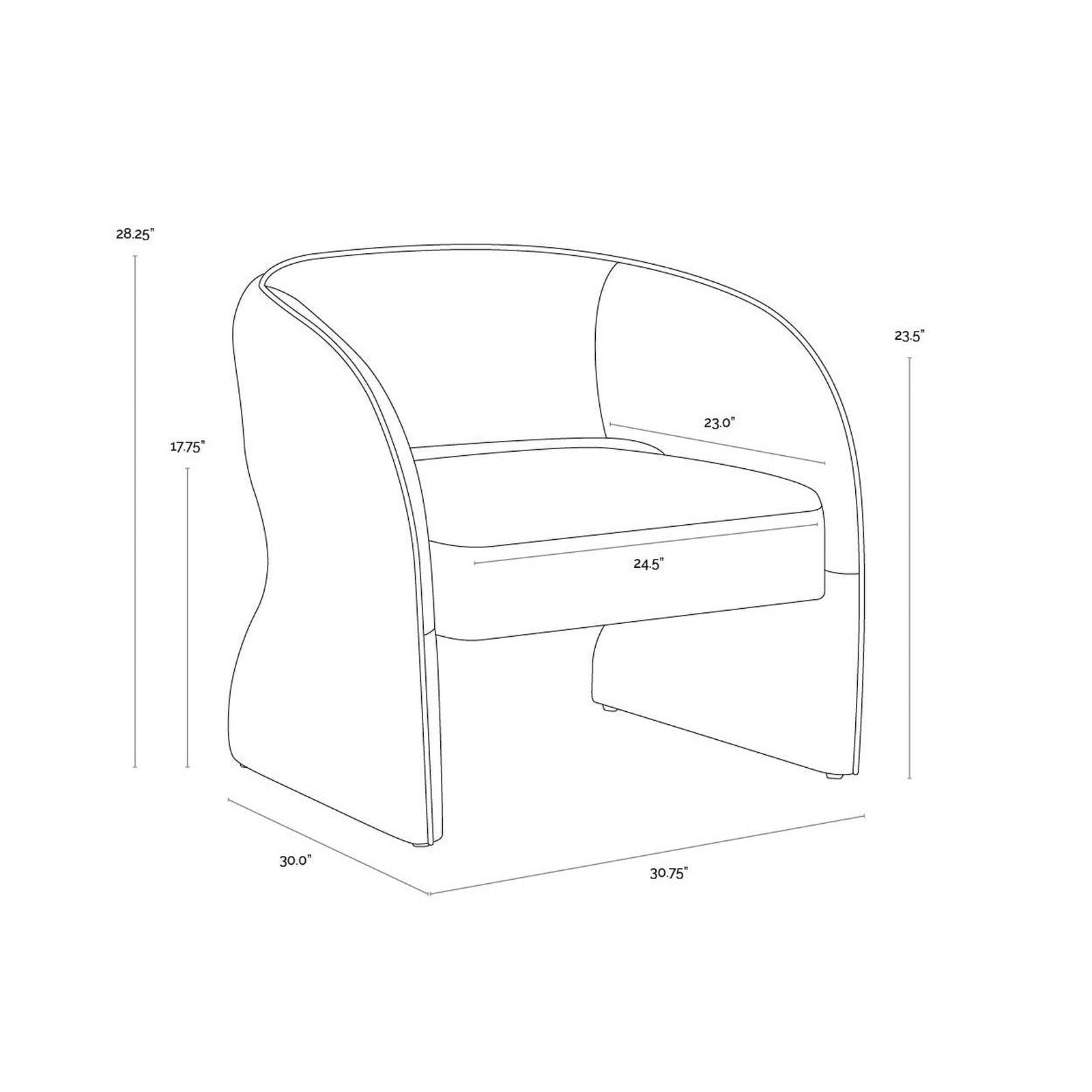 Sunpan Rosalia Lounge Chair