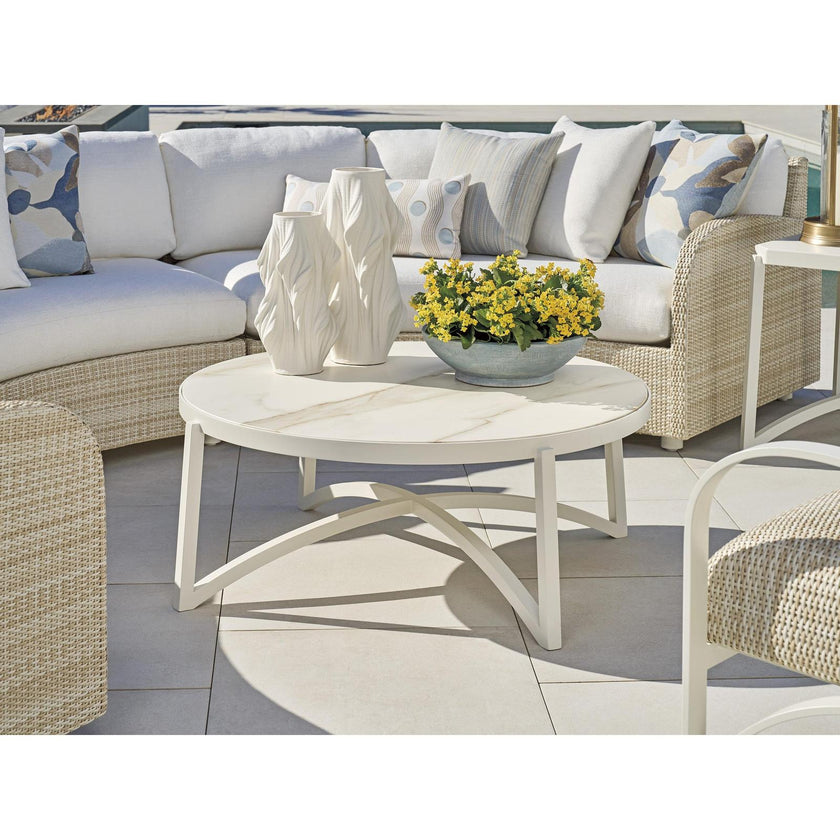 Tommy Bahama Outdoor Sand Dune Round Cocktail Table