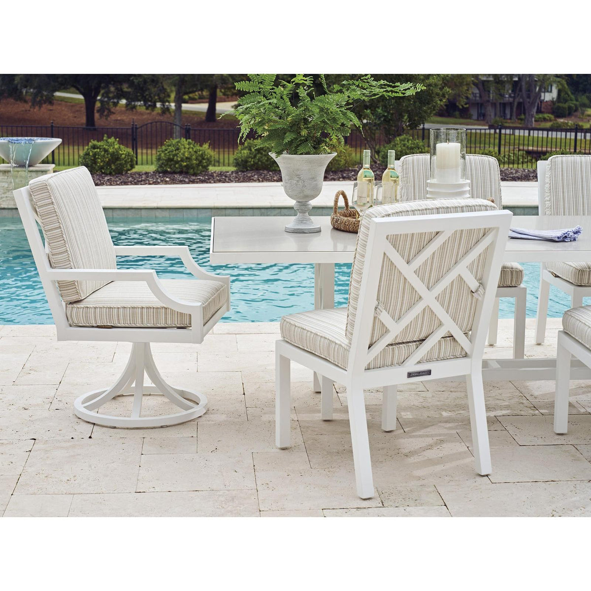Tommy Bahama Outdoor Island Classic Swivel Rocker Arm Chair