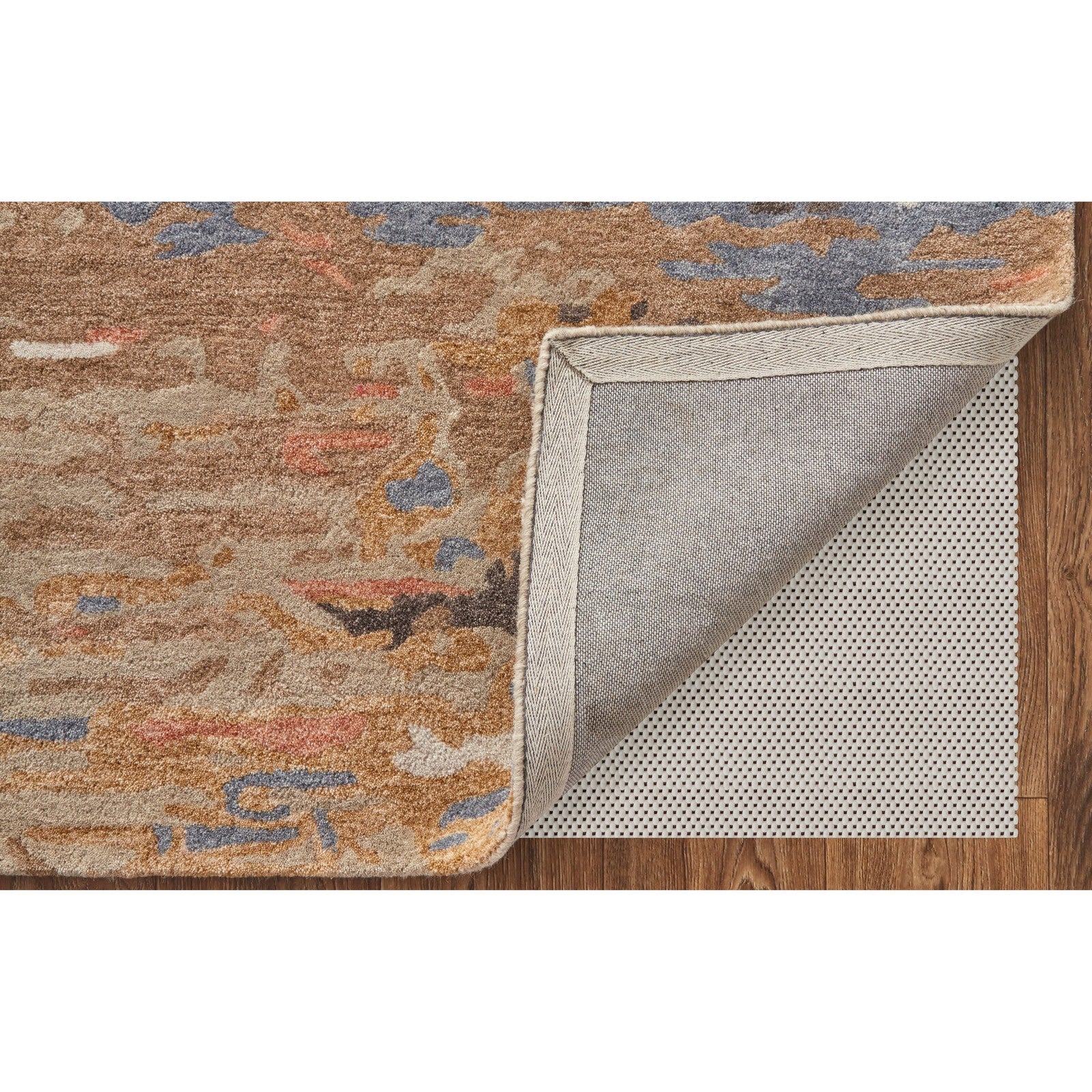 Feizy Everley 8644F Modern Abstract in Tan/Blue