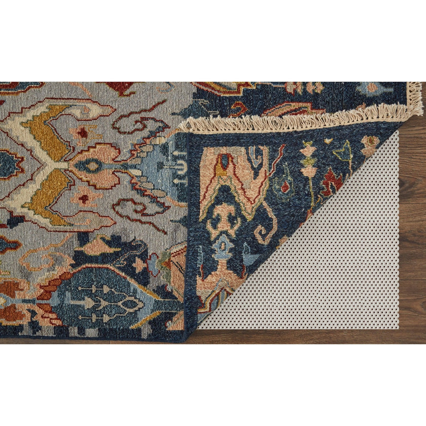 Feizy Leylan 0563F Transitional Ikat in Blue/Gray/Tan