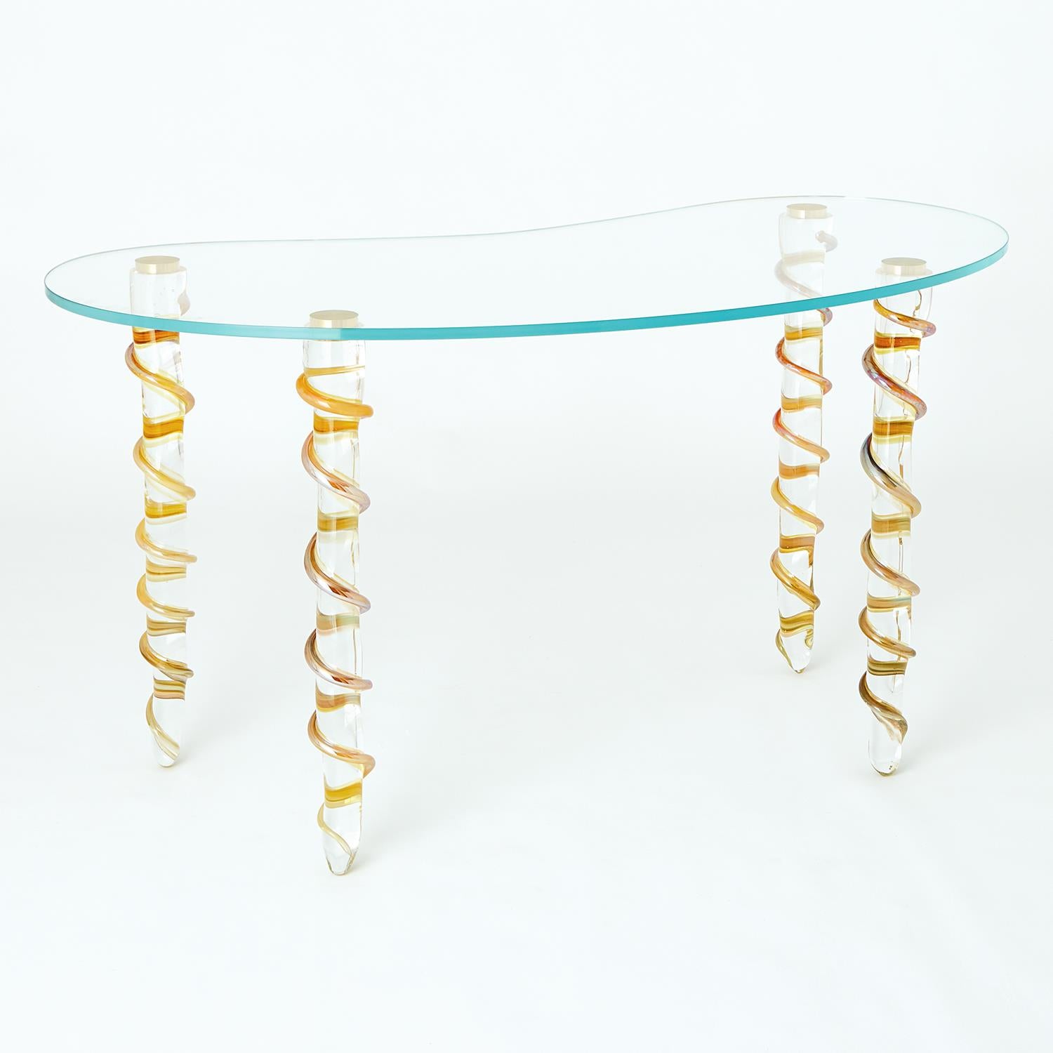 Global Views Kidney Glass Vanity Desk Clearance