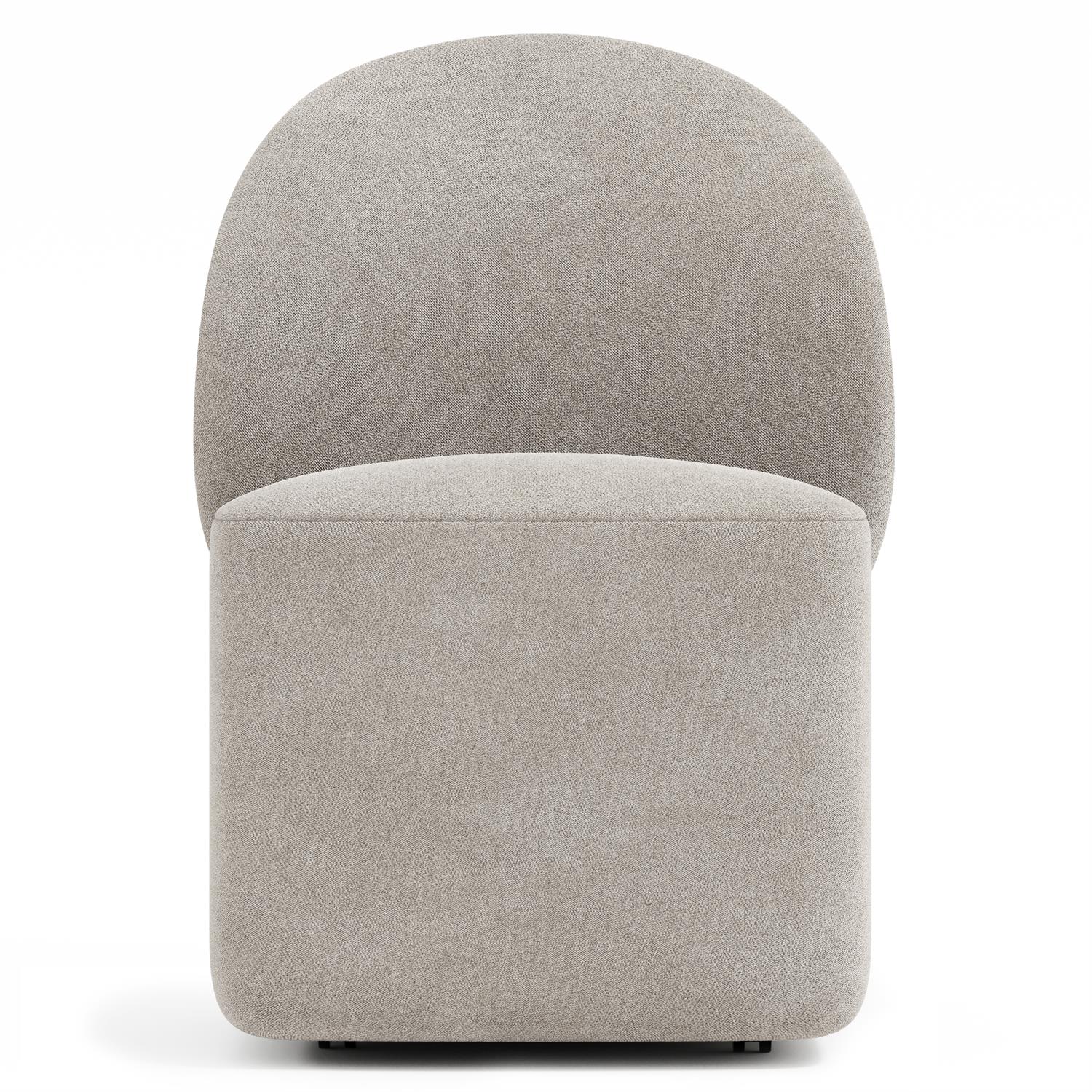 Bernhardt Monolith Round-Back Side Chair
