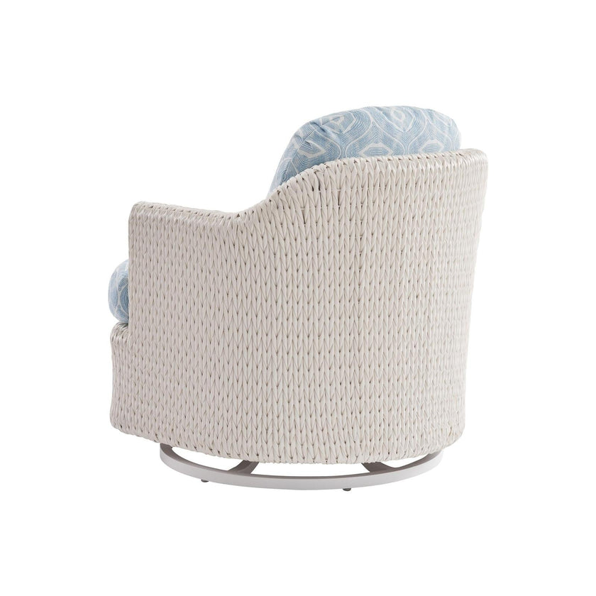 Tommy Bahama Outdoor Ocean Breeze Promenade Occasional Swivel Chair