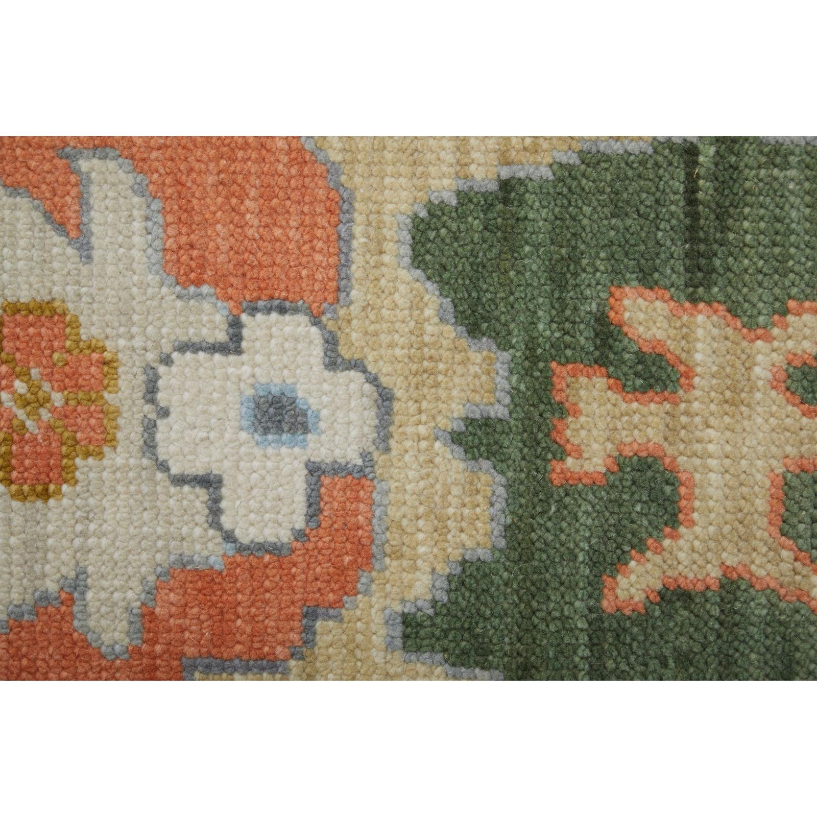 Feizy Karina 69GBF Transitional Floral & Botanical Rug in Ivory/Gold/Green