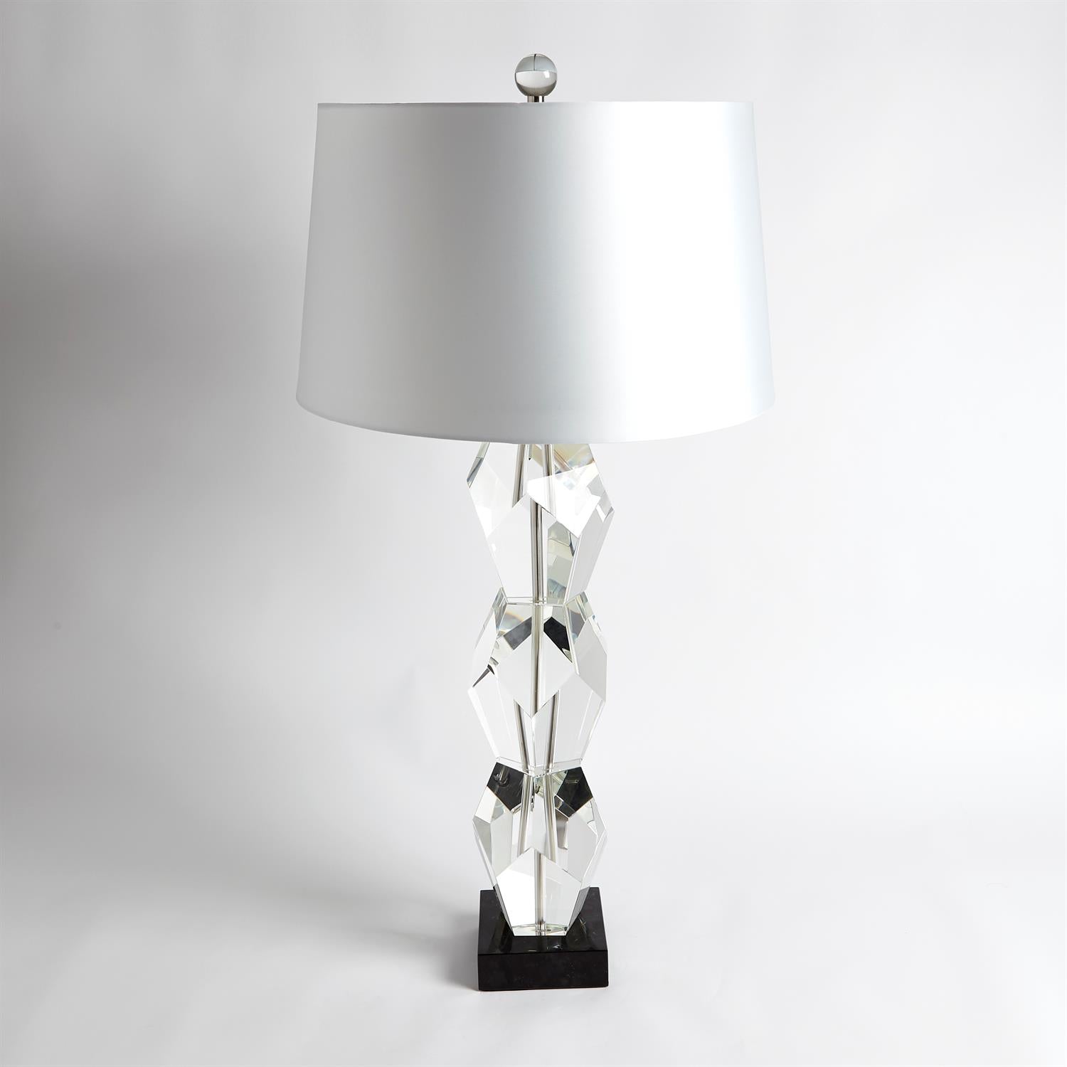 Global Views Facet Block Lamp