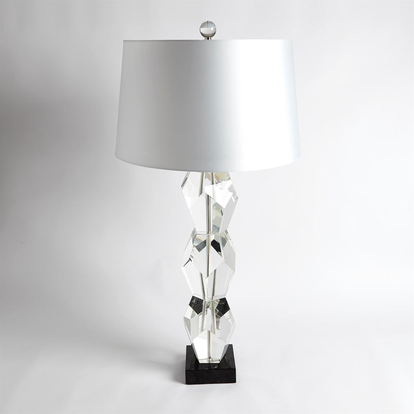 Global Views Facet Block Lamp