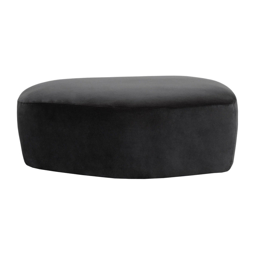 Sunpan Soraya Ottoman - Shadow Grey