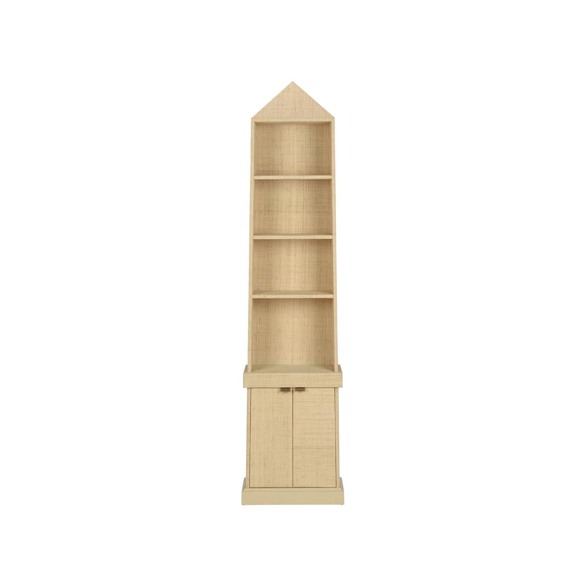 Chelsea House Grass Cloth Bookcase
