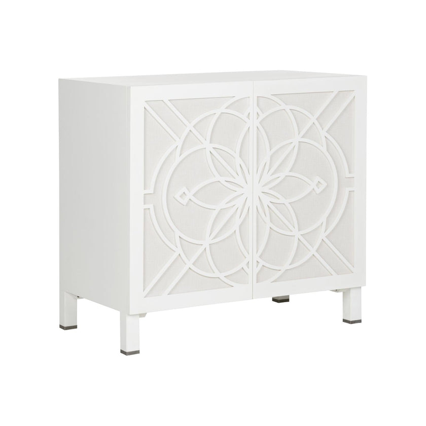 Chelsea House Flower of Life White Cabinet