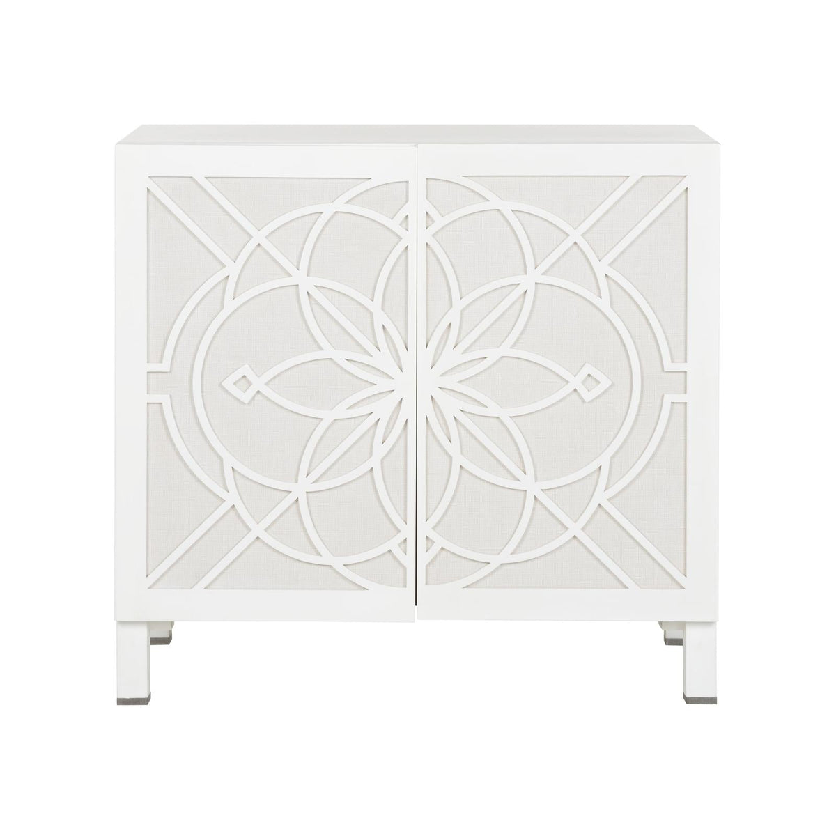Chelsea House Flower of Life White Cabinet