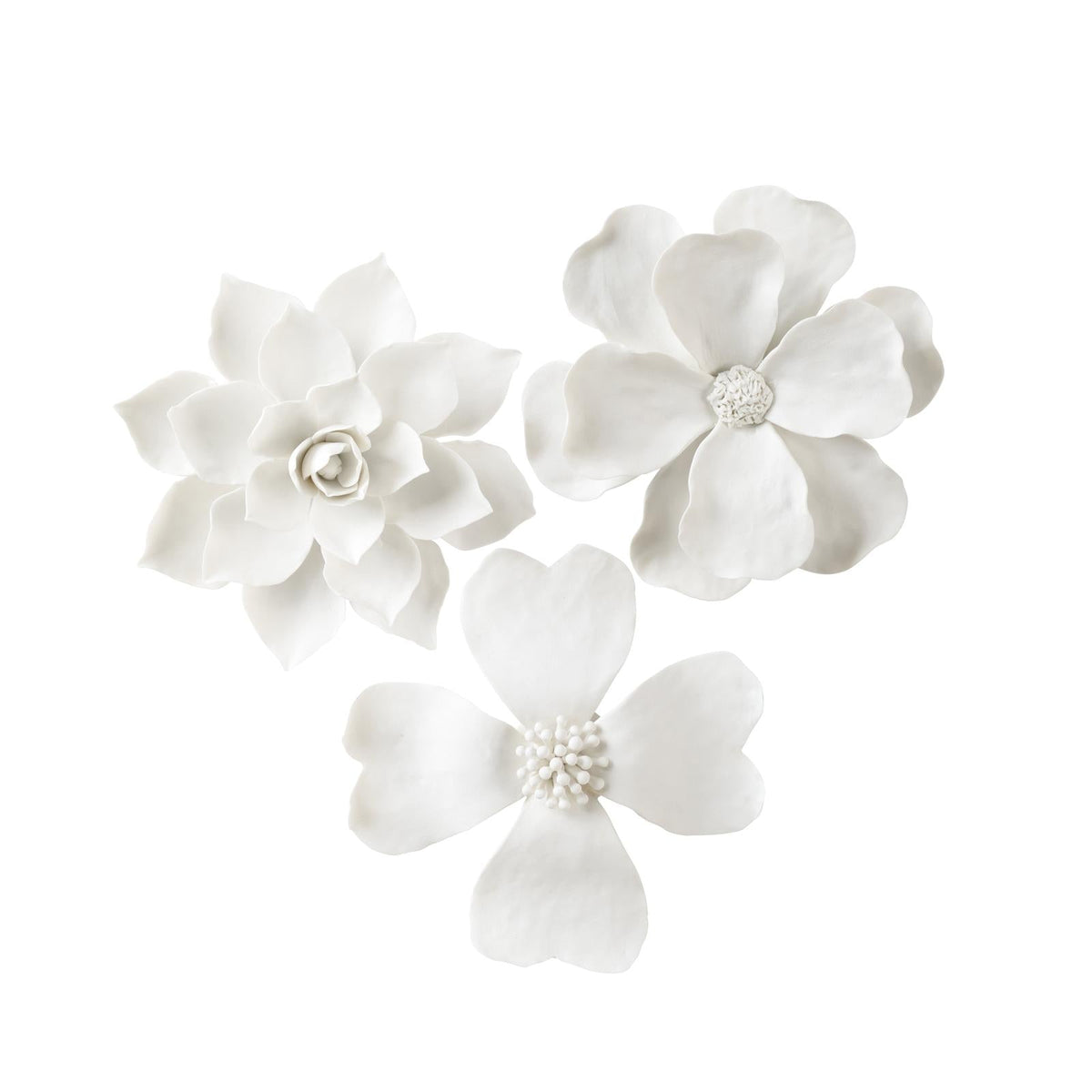 Chelsea House Decorative Wall Flowers - Set of 3
