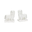 Chelsea House Staffordshire White Spaniel - Set of 2