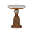 Chelsea House Silver & Gold Tassel Side Table