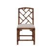 Chelsea House Chippendale Bamboo Brown Side Chair